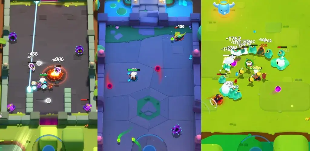 Gameplay: Facing a horde of monsters